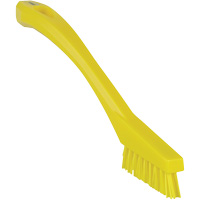 Detail Brush, Stiff Bristles, 8" Long, Yellow Fastek