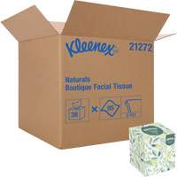 Kleenex<sup>®</sup> Naturals Boutique* Facial Tissue, 2 Ply, 7.8" L x 8.3" W, 95 Sheets/Box JK986 | Fastek