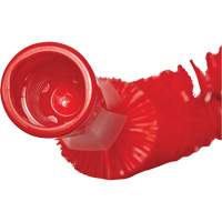 Brosse recourb&eacute;e, Soies Moyen/Ferme, Longueur de 15-1/2", Rouge Fastek