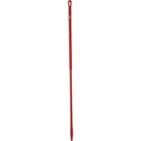 Handle, Broom/Scraper/Squeegee, Red, Ergonomic, 59" L Fastek