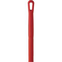 Handle, Broom/Scraper/Squeegee, Red, Ergonomic, 59" L Fastek