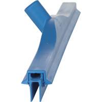 Double Blade Ultra Hygiene Squeegee, 24", Blue Fastek