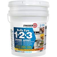 Bulls Eye 1-2-3&reg; Water-Base Primer, 18.9 L, Pail, White Fastek