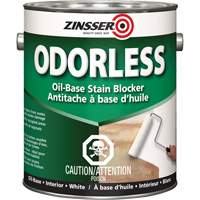 Odourless Oil-Base Stain Blocking Primer, White, Very Flat, 3.78 L, Gallon Fastek
