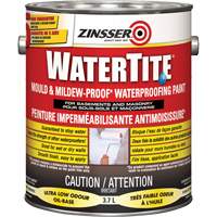 Watertite<sup>®</sup> Mold & Mildew-Proof™ Waterproofing Paint, White, Eggshell, 3.78 L, Gallon JL335 | Fastek
