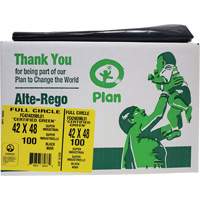 Full Circle Super Industrial Garbage Bags, Biodegradable, X-Strong, 48" L x 42" W, 1.5 mils Thick Fastek