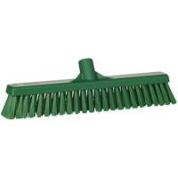 T&ecirc;te de balai-brosse &agrave; soies combin&eacute;es, Crins Cors&eacute;/Fin, 16-1/2", Polyester, Vert Fastek