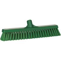 T&ecirc;te de balai-brosse pour petites particules, Crins Fin, 16-1/2", Polyester, Vert Fastek