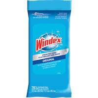 Lingettes nettoyantes pour verre et surfaces de Windex, Sachets Fastek
