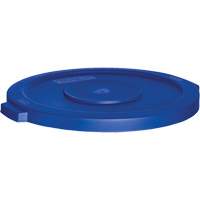 Waste Container Lid, Flat Lid, Plastic, Fits Container Size: 22" Dia. Fastek