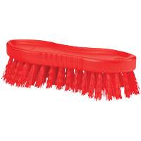 Brosse &agrave; main ColorCore, Soies Ferme, Longueur de 6", Rouge Fastek