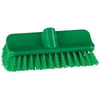 Brosse &agrave; angle double ColorCore pour surfaces hautes et basses, Soies Ferme, Longueur de 10", Vert Fastek