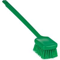 Brosse &agrave; manche long ColorCore, Soies Ferme, Longueur de 20", Vert Fastek