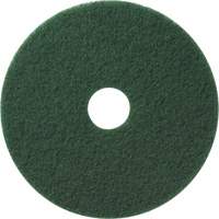 Floor Pads, 12", Scrubbing/Stripping, Green Fastek