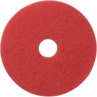 Floor Pads, 12", Buffing, Red Fastek
