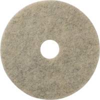 Porko Plus Floor Pads, 19", Buffing/Burnishing, Beige Fastek