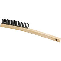 Brosse, Acier, 3 x 19 rangs de fils, Longueur 13-3/4" Fastek