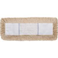 Dust Mop, Slip On Style, Cotton, 24" L x 5" W Fastek