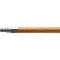 Handle with Metal Tip, Wood, ACME Threaded Tip, 1-1/8" Diameter, 60" Length JM820 | Fastek