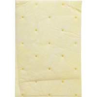 High Capacity Chemical Sorbent Pad, Hazmat, 14.5" x 9.25", 26.3 gal Absorbancy Fastek