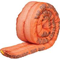 Barri&egrave;re de pollution absorbante double pour produits p&eacute;troliers, Huile seulement, 10' lo x 4" la, Absorption 36,8 gal Fastek
