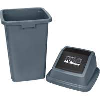 Garbage Can, Plastic, 26 US gal. JN513 | Fastek
