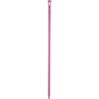 Ultra Hygiene Handle, Polypropylene, Ergonomic, Euro Threaded Tip, 1-1/4" Diameter, 59" Length Fastek