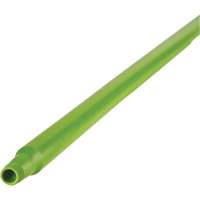 Ultra Hygiene Handle, Polypropylene, Ergonomic, Euro Threaded Tip, 1-1/4" Diameter, 59" Length Fastek