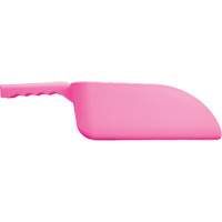 Large Hand Scoop, Plastic, Pink, 82 oz. Fastek