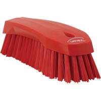 Grande brosse &agrave; main oblique, Soies Ferme, Longueur de 8", Rouge Fastek
