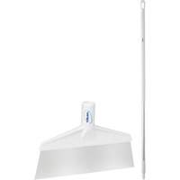 Grattoir &agrave; plancher avec manche, Blanc, 9-3/5" la x 55-9/10" lo Fastek