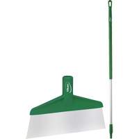 Floor Scraper with Handle, Green, 9-3/5" W x 55-9/10" L Fastek