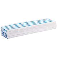 Disposable Mop Pad, Hook and Loop Style, Microfibre, 18" L x 4" W Fastek
