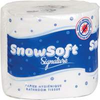 Papier hygiénique de première qualité Snow Soft<sup>MC</sup>, 2 Pli, 600 Feuilles/Rouleu, Longueur 145', Blanc JO164 | Fastek