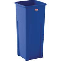 Untouchable&reg; Square Recycling Container, Bulk, Plastic, 23 US gal. Fastek