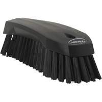 Grande brosse &agrave; main oblique, Soies Ferme, Longueur de 8", Noir Fastek