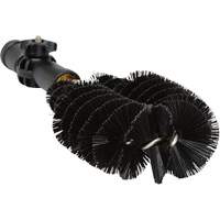 Drain Cleaning Brush, Stiff Bristles, 11" Long, Black Fastek