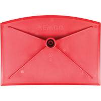 Food Hoe Head, Red, 8" W x 11-1/4" L Fastek