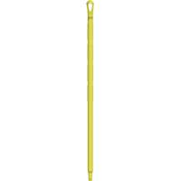 Manche ultra hygi&eacute;nique, Balai/Brosse/Support &agrave; tampon/Grattoir/Raclette, Jaune, Standard, 40" lo Fastek