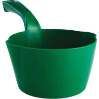 Round Bowl Scoop, Plastic, Green, 32 oz. Fastek