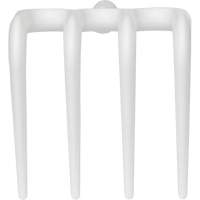 Hygienic Rake, Plastic, White Fastek