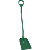 Pelle ergonomique &agrave; lame r&eacute;duite, Longueur de 50", Plastique, Vert Fastek