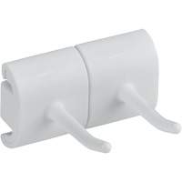 Module &agrave; deux crochets pour support mural hygi&eacute;nique Fastek