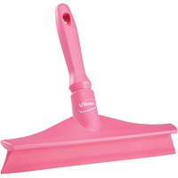 Ultra Hygiene Bench Squeegee, 10", Pink Fastek