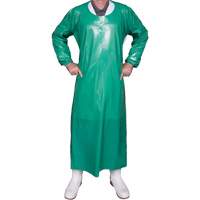 Top Dog 6 Mil. Gown, Large, Green, Polyurethane Fastek