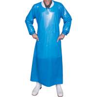Top Dog 6 Mil. Gown, Large, Blue, Polyurethane Fastek