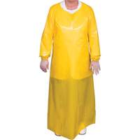 Top Dog 6 Mil. Gown, Large, Yellow, Polyurethane Fastek