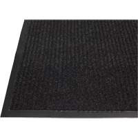 Tapis &agrave; nervures doubles, Essuie-pieds/grattoir, 2' x 3' x 1/4", Charbon Fastek