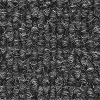 Tapis dentr&eacute;e Supreme Knob, Essuie-pieds/grattoir, 6-1/2' x 75-1/2' x 7/16", Charbon Fastek