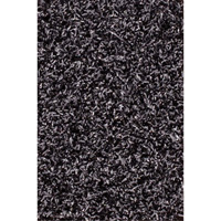 Tapis dint&eacute;rieur/ext&eacute;rieur Tundra, Latex/Polypropyl&egrave;ne, Grattoir Type, Motif Velours touffet&eacute;, 3-1/2' x 6', Charbon Fastek